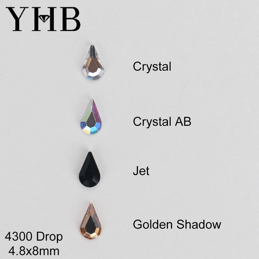 YHB 글리터 크리스탈 글래스 스트라스 플랫백 핫픽스  - Platinum 8280 리뷰 및 가격