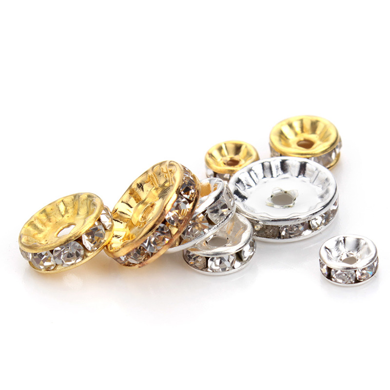 50pcs 4 6 8 10 12mm 라인 석 크리스탈  - Gold 6138 리뷰 및 가격